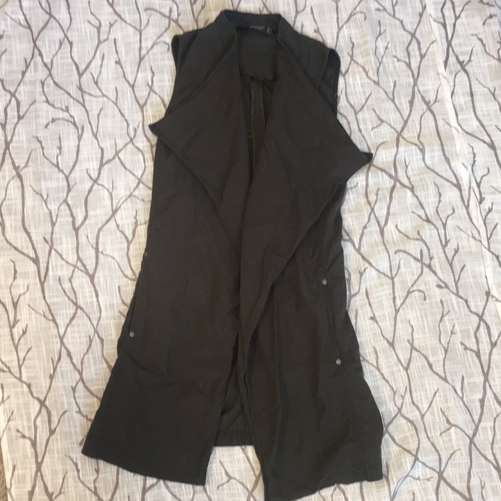 NWOT Army Green Knee Length Layering Vest